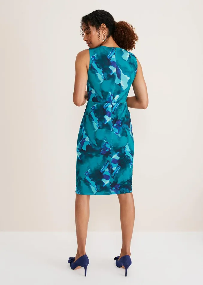 Women Phase Eight Occasion Dresses Corrin Print Jackie Dress Malachitemulti