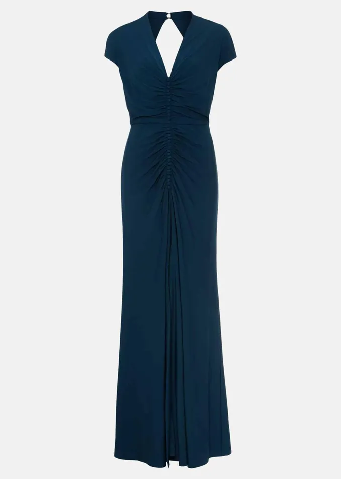 Women Phase Eight Occasion Dresses Daisy Ruched Maxi Dress Teal