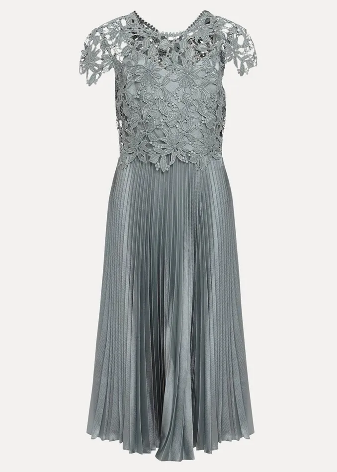 Women Phase Eight Occasion Dresses Dana Lace Double Layer Dress Light Green
