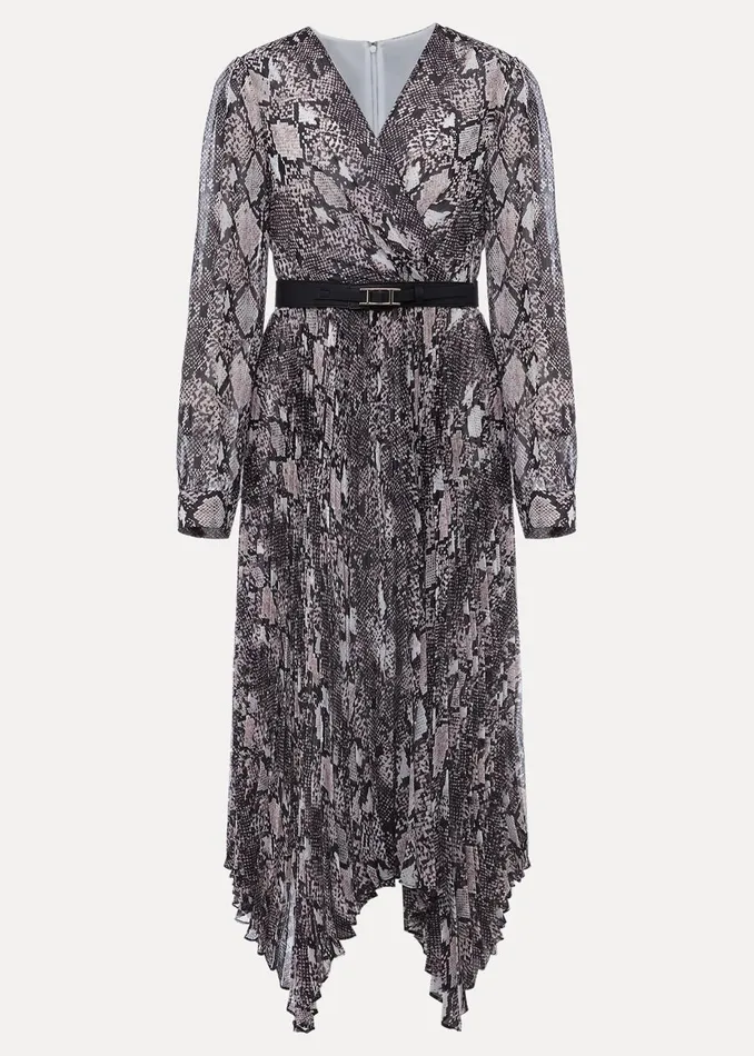 Women Phase Eight Occasion Dresses Dani Animal Print Dress Blackmulti