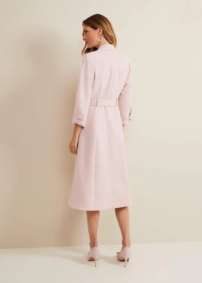 Women Phase Eight Occasion Dresses Elnata Tux Midi Dress Pale Pink