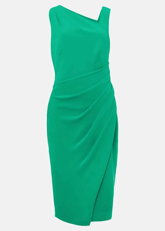 Women Phase Eight Occasion Dresses Emmie Asymmetric Hem Dress Bright Green