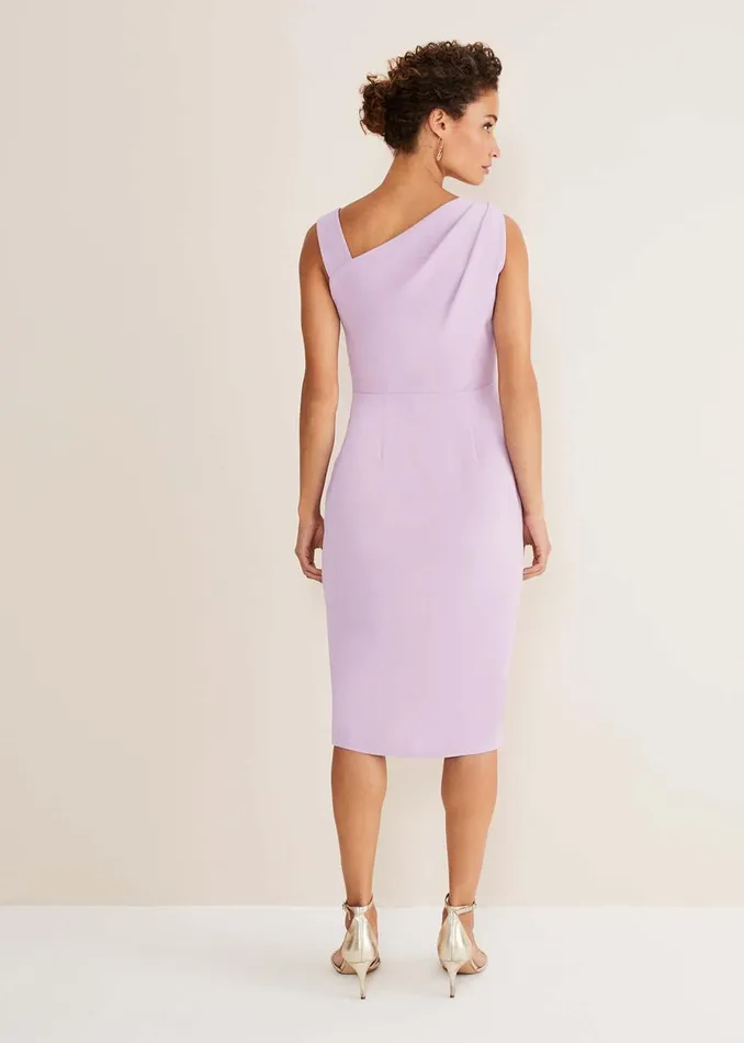 Women Phase Eight Occasion Dresses Emmie Asymmetric Hem Dress Crocus