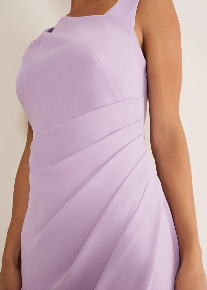 Women Phase Eight Occasion Dresses Emmie Asymmetric Hem Dress Crocus