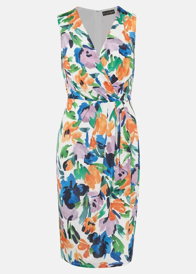 Women Phase Eight Occasion Dresses Essie Floral Midi Dress Multicoloured