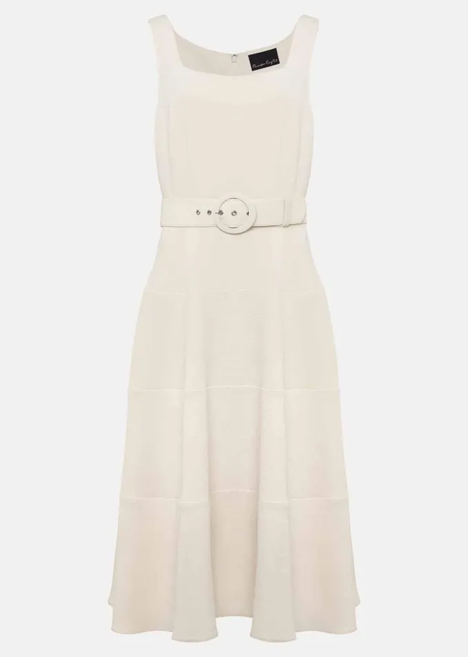 Women Phase Eight Occasion Dresses Ethel Fit And Flare Dress Cream