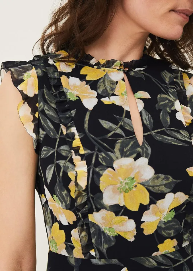 Women Phase Eight Occasion Dresses Evie Floral Dress Navymulti
