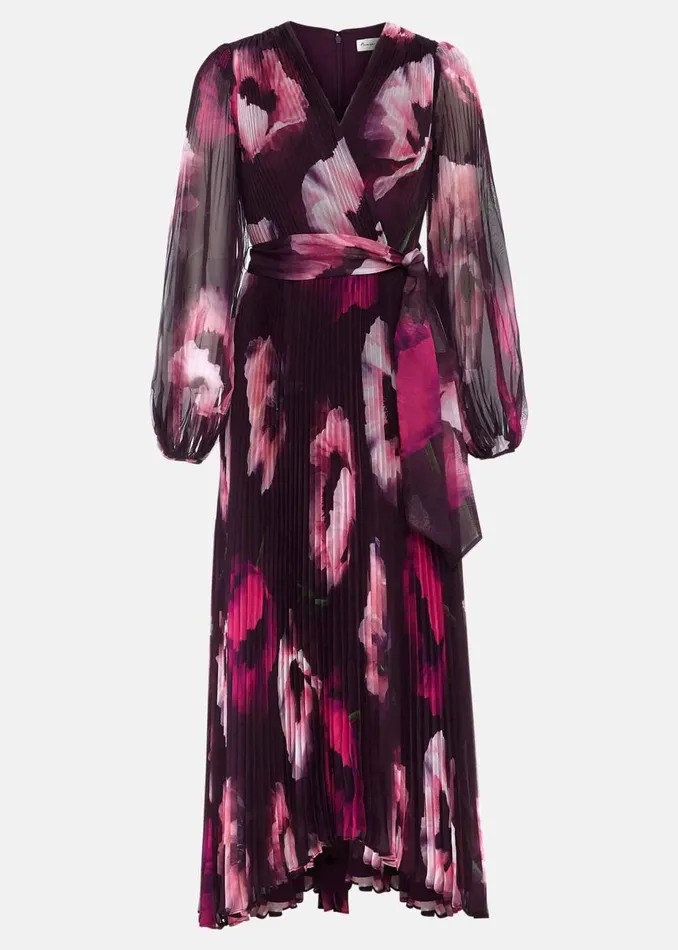 Women Phase Eight Occasion Dresses Isadora Pleated Dress Multicoloured