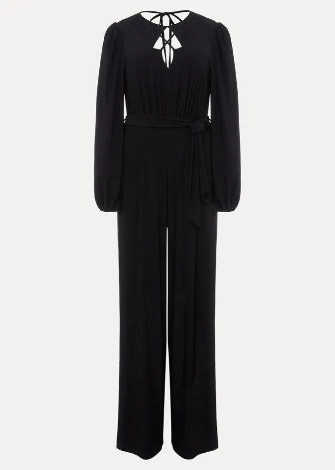 Women Phase Eight Occasion Dresses Janece Black Wide Leg Jumpsuit Black