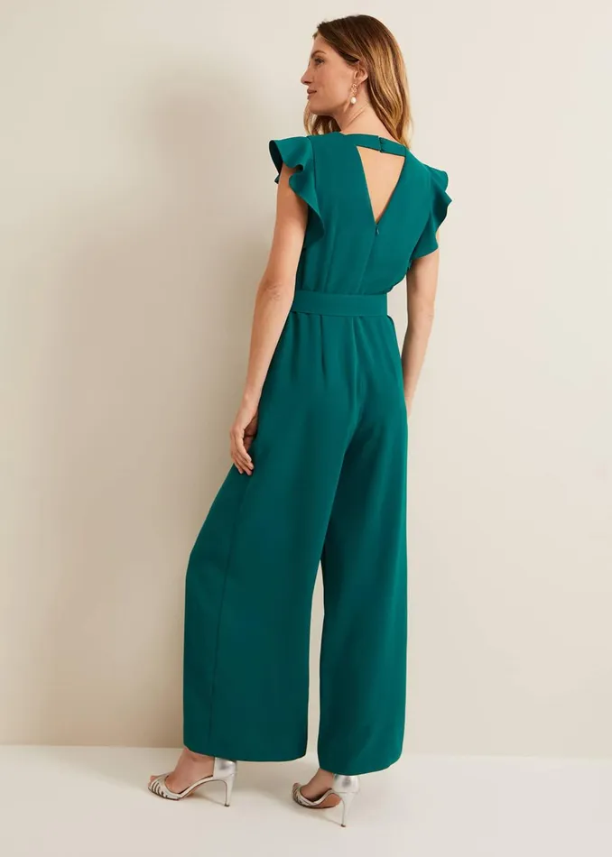 Women Phase Eight Occasion Dresses Kallie Belted Jumpsuit Green