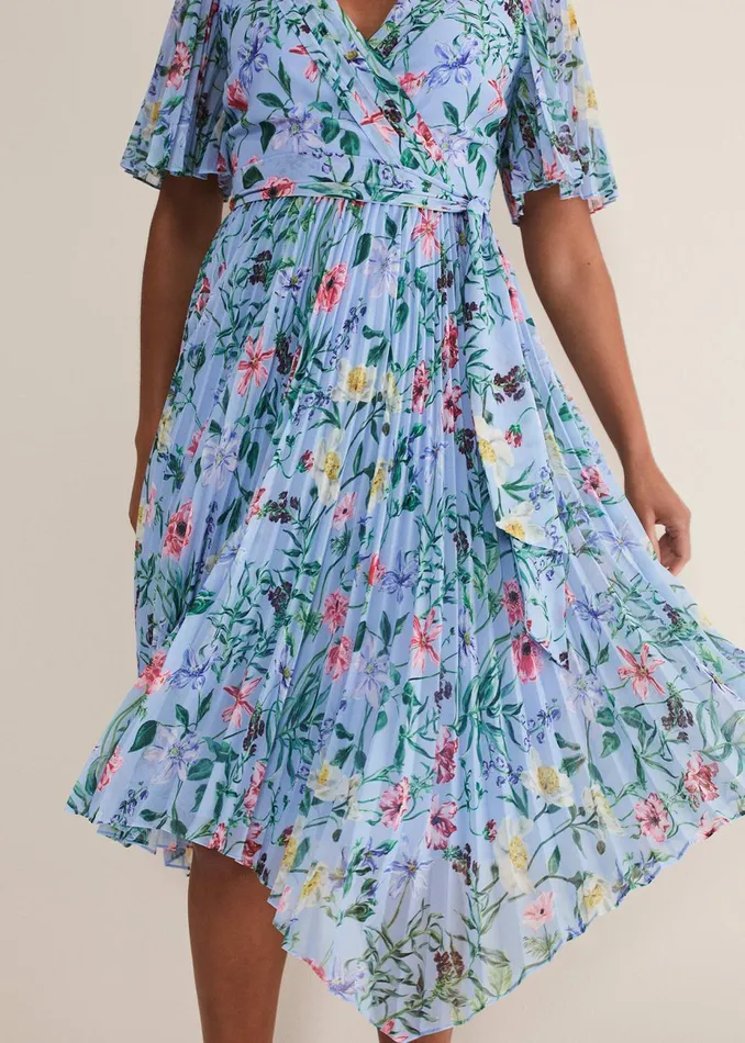 Women Phase Eight Occasion Dresses Kendall Floral Midi Dress Multicoloured