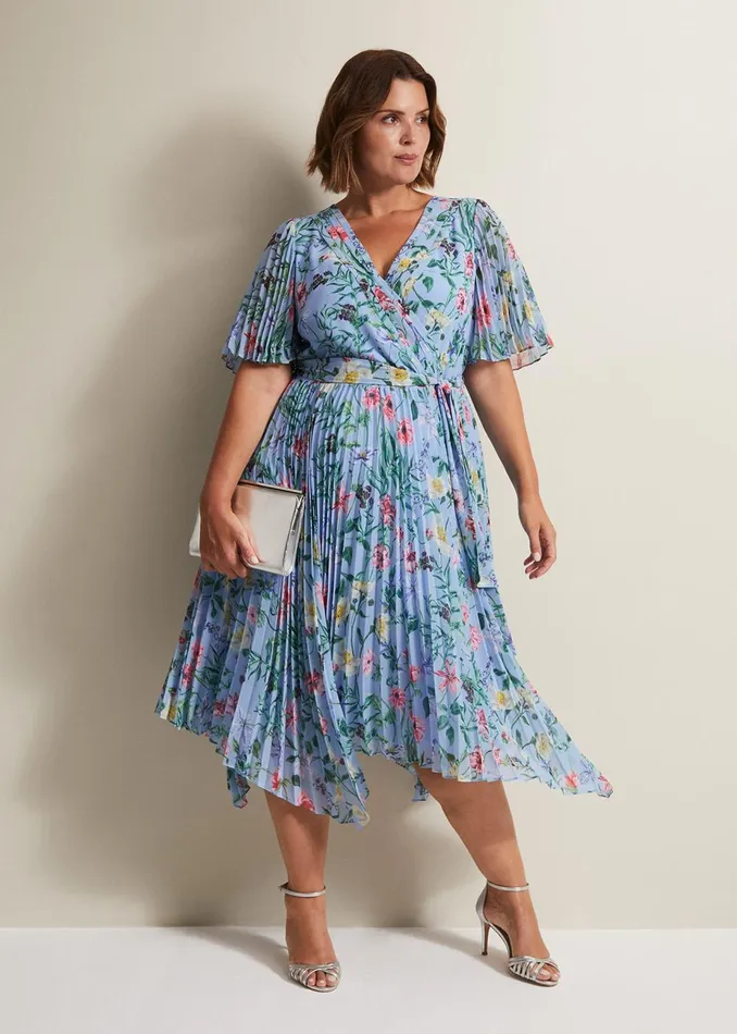 Women Phase Eight Occasion Dresses Kendall Floral Midi Dress Multicoloured