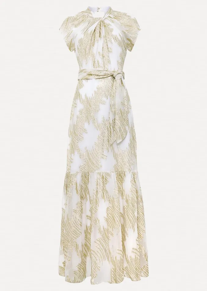 Women Phase Eight Occasion Dresses Kerena Shimmer Maxi Dress Multicoloured