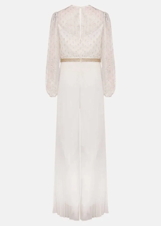 Women Phase Eight Occasion Dresses Larissa Pleated Jumpsuit Ivory