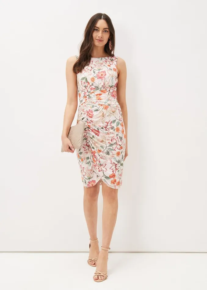 Women Phase Eight Occasion Dresses Larna Blush Jackie Dress Pinkmulti