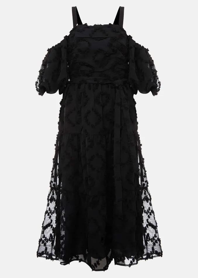 Women Phase Eight Occasion Dresses Margarita Off The Shoulder Midaxi Dress Black