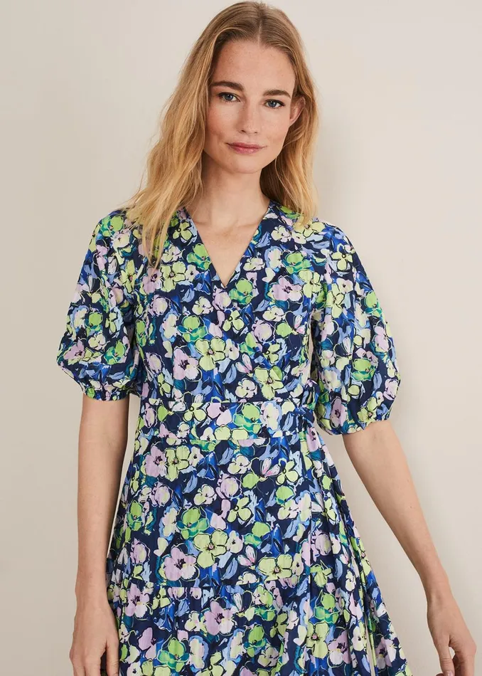 Women Phase Eight Occasion Dresses Morven Floral Maxi Dress Navymulti