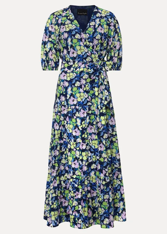 Women Phase Eight Occasion Dresses Morven Floral Maxi Dress Navymulti