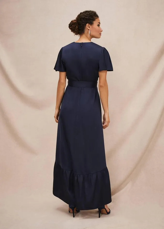 Women Phase Eight Occasion Dresses Nancie Eclipse Hem Dress Navy