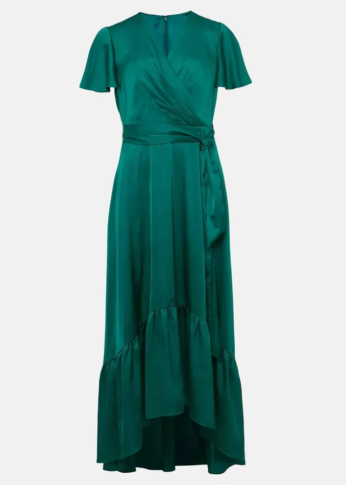 Women Phase Eight Occasion Dresses Nancie Elipse Hem Dress Jewel Green