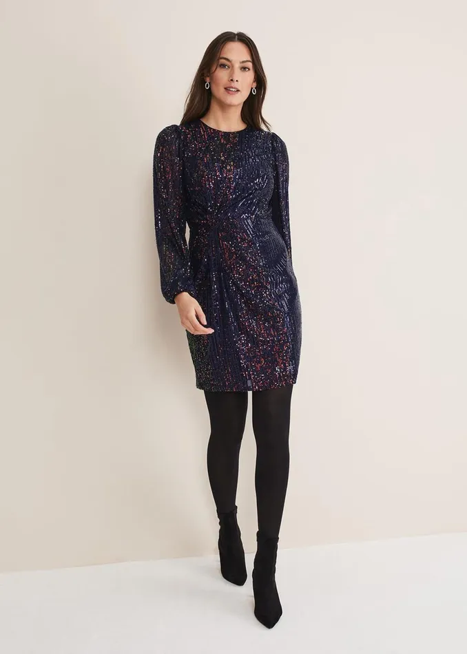 Women Phase Eight Occasion Dresses Orianne Sequin Dress Multicoloured