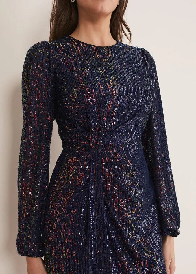 Women Phase Eight Occasion Dresses Orianne Sequin Dress Multicoloured