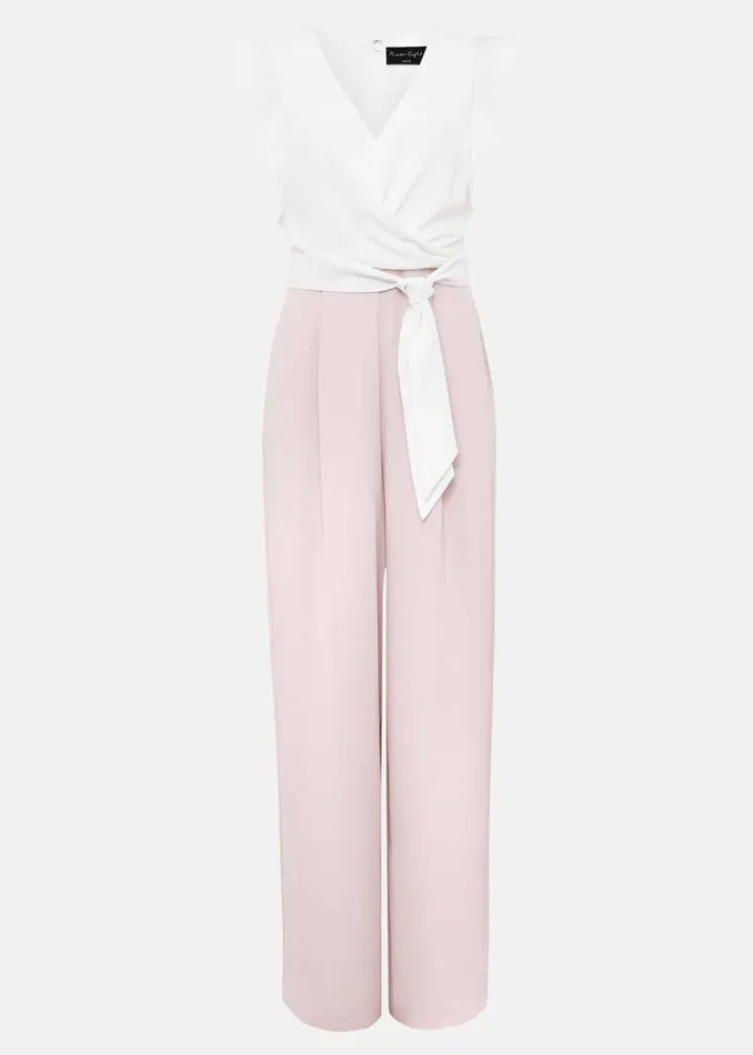 Women Phase Eight Occasion Dresses Petite Ayla Ruffle Jumpsuit Pink