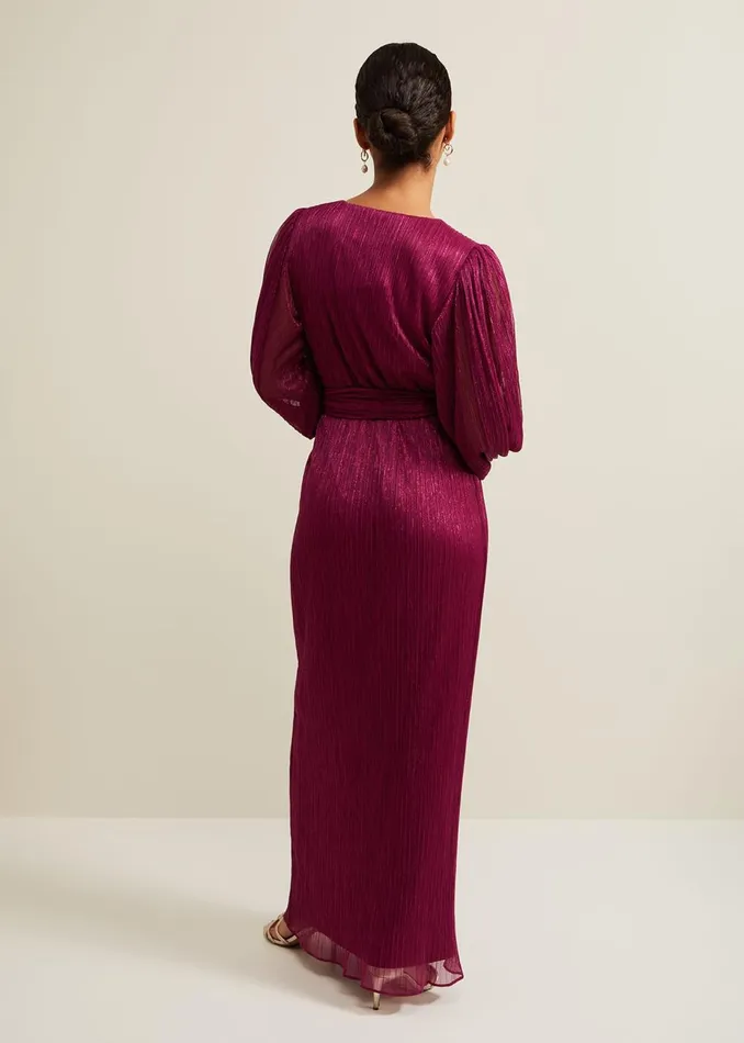 Women Phase Eight Occasion Dresses Petite Brielle Wrap Maxi Dress Pink