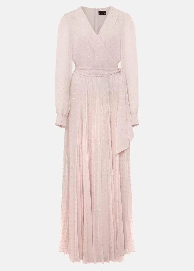 Women Phase Eight Occasion Dresses Petite Carmen Fil Coupe Maxi Dress Antique Rose