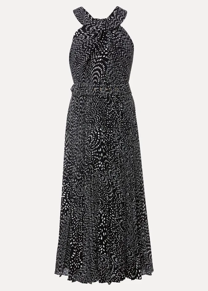 Women Phase Eight Occasion Dresses Petite Elsie Spot Dress Navyivory