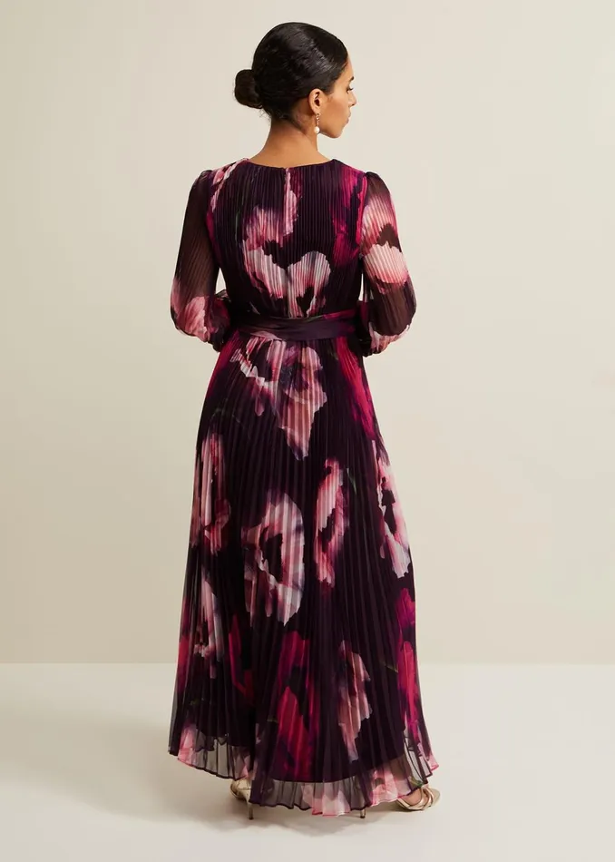 Women Phase Eight Occasion Dresses Petite Isadora Rose Printed Maxi Dress Multicoloured
