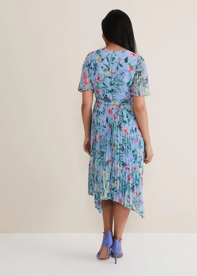 Women Phase Eight Occasion Dresses Petite Kendall Floral Midi Dress Multicoloured
