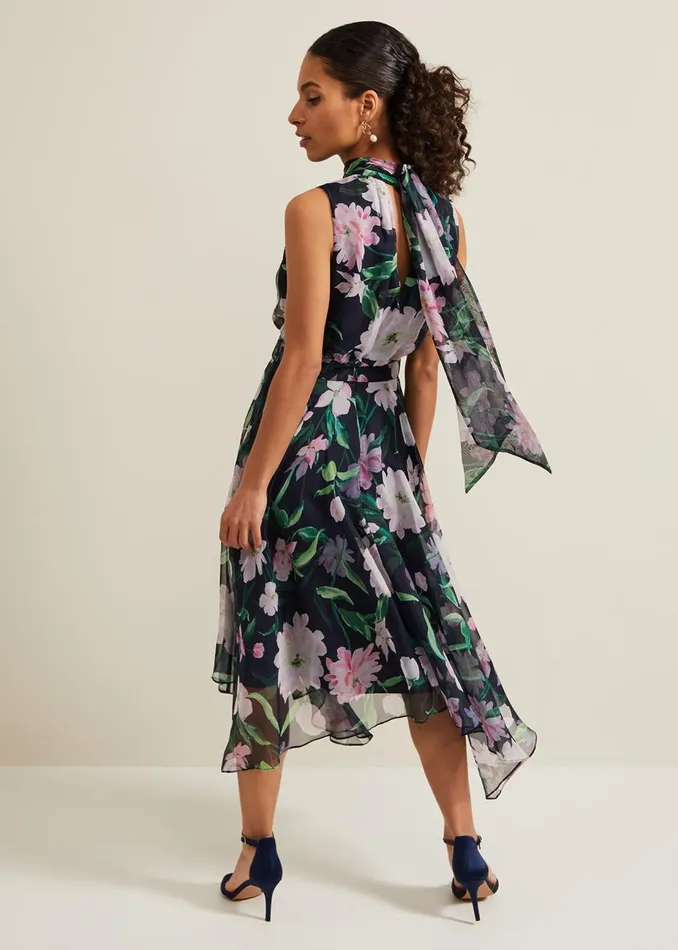 Women Phase Eight Occasion Dresses Petite Lucinda Floral Dress Multicoloured