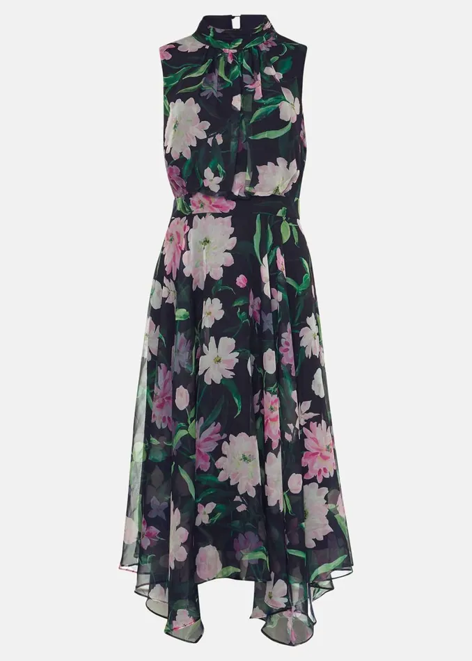 Women Phase Eight Occasion Dresses Petite Lucinda Floral Dress Multicoloured