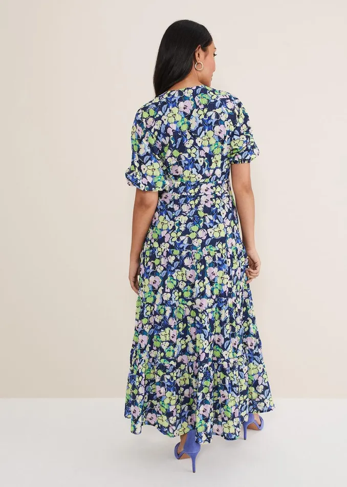 Women Phase Eight Occasion Dresses Petite Morven Maxi Dress Navymulti