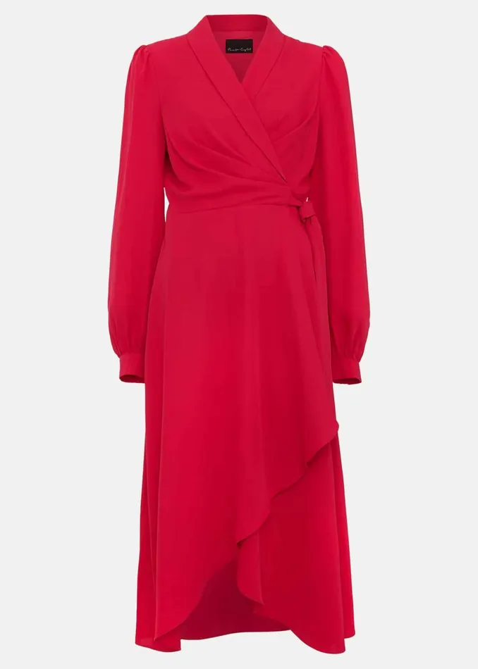 Women Phase Eight Occasion Dresses Philippa Long Sleeve Midi Dress Pink