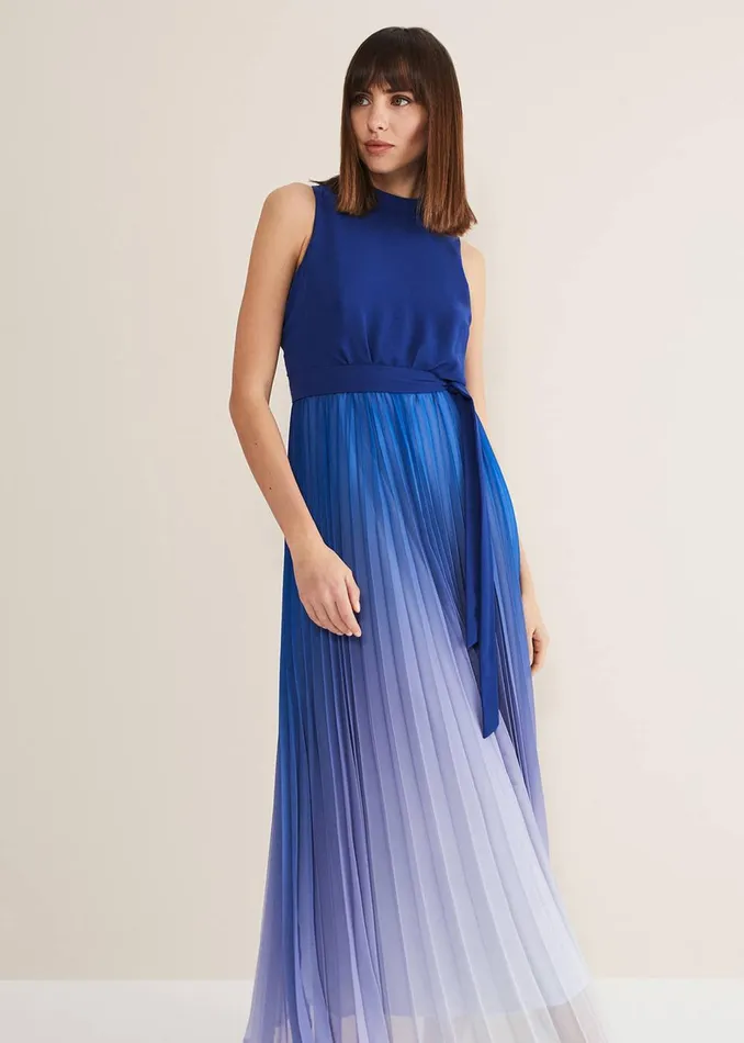 Women Phase Eight Occasion Dresses Piper Ombre Maxi Dress Blues