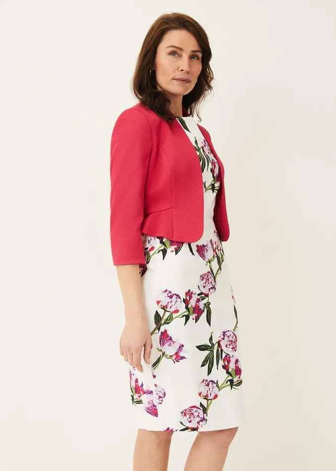 Women Phase Eight Occasion Dresses Rochella Peony Print Dress Ivorymulti