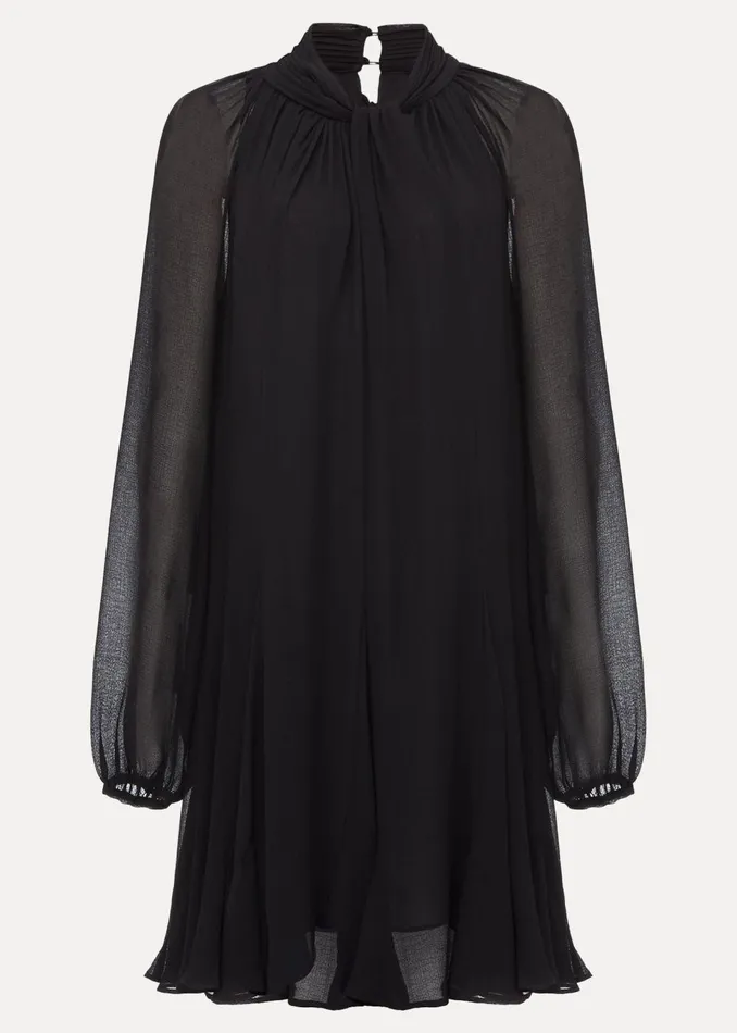 Women Phase Eight Occasion Dresses Romanna Black Swing Mini Dress Black