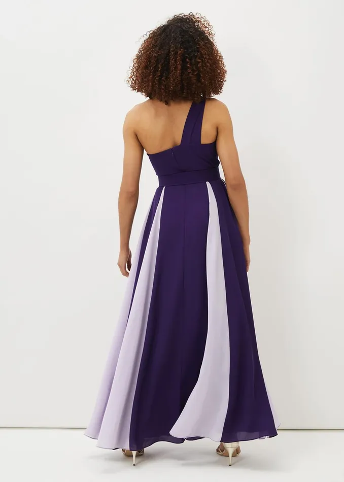 Women Phase Eight Occasion Dresses Rosalee One Shoulder Maxi Violetlilac