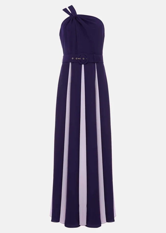 Women Phase Eight Occasion Dresses Rosalee One Shoulder Maxi Violetlilac