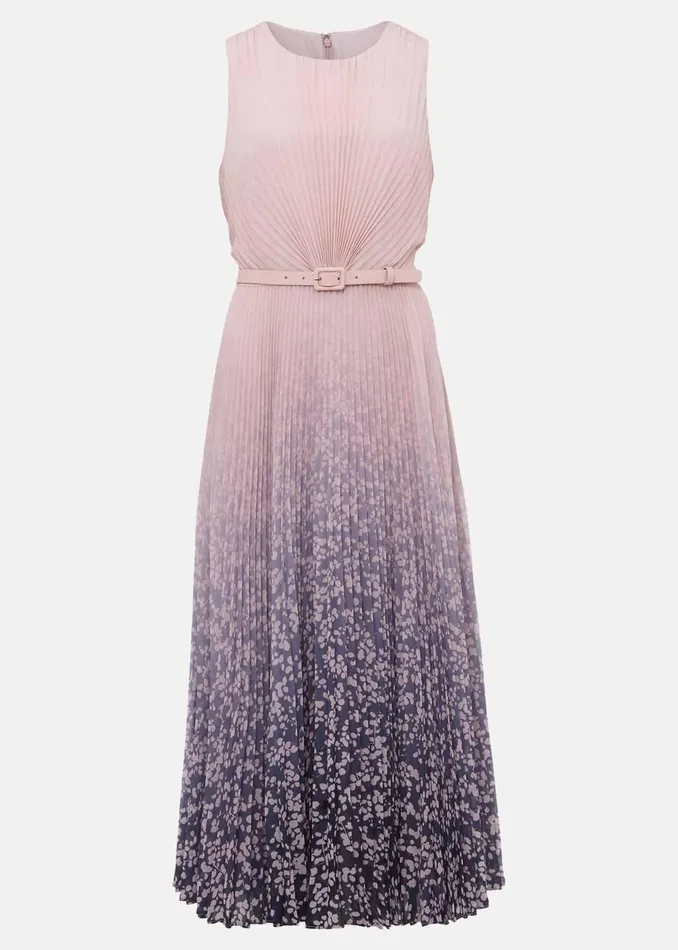 Women Phase Eight Occasion Dresses Simara Printed Midi Dress Multicoloured