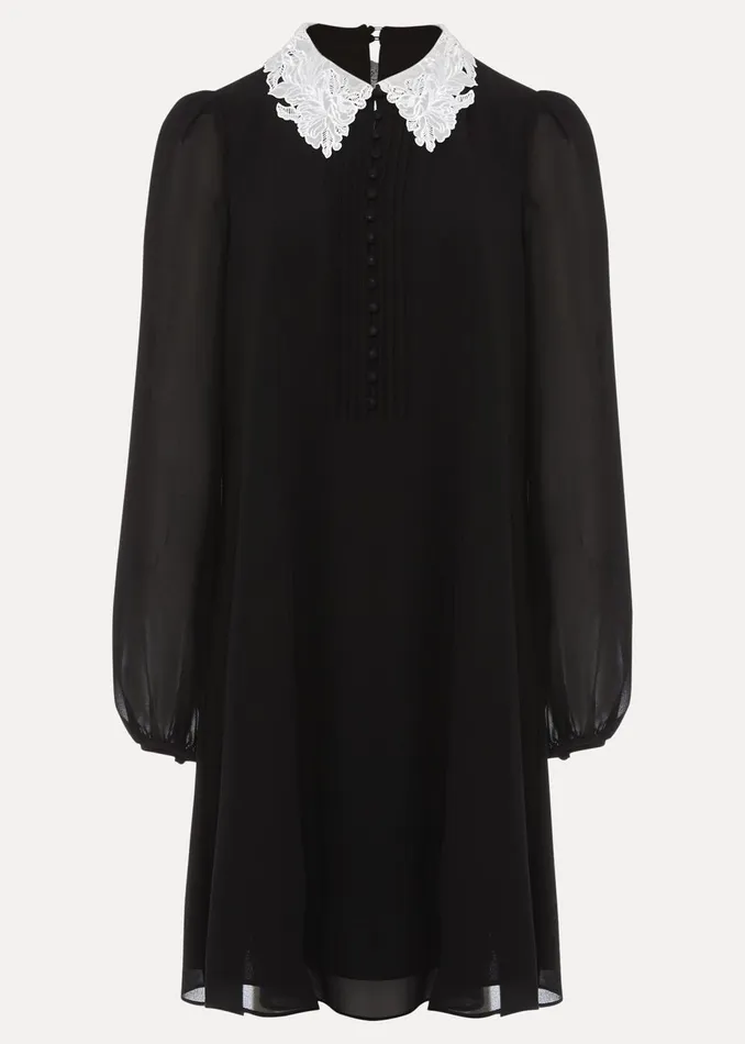 Women Phase Eight Occasion Dresses Trudie Swing Mini Dress Blackivory