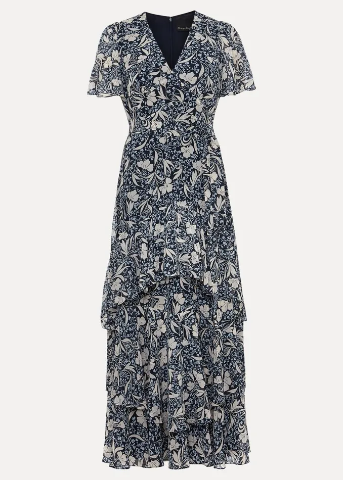 Women Phase Eight Occasion Dresses Tyanna Floral Maxi Dress Multicoloured