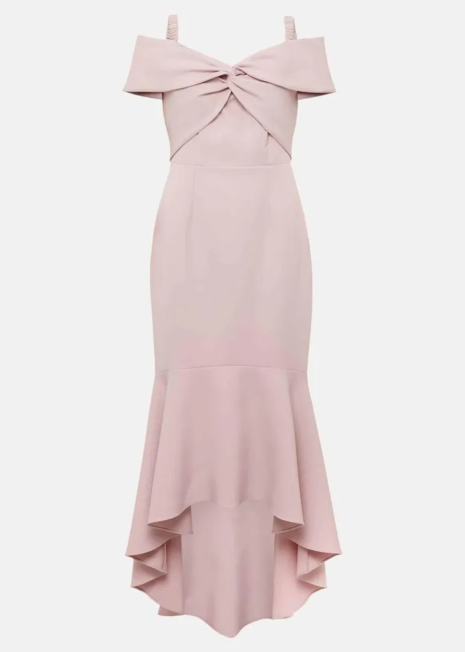 Women Phase Eight Occasion Dresses Zaya Off Shoulder Maxi Dress Antique Rose