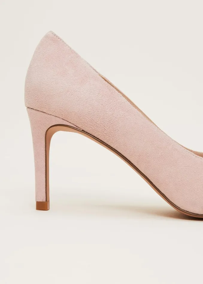 Women Phase Eight Occasion Shoes Embellished Court Shoe Antique Rose