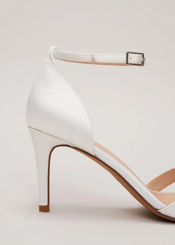Women Phase Eight Occasion Shoes Embellished Sandals Ivory
