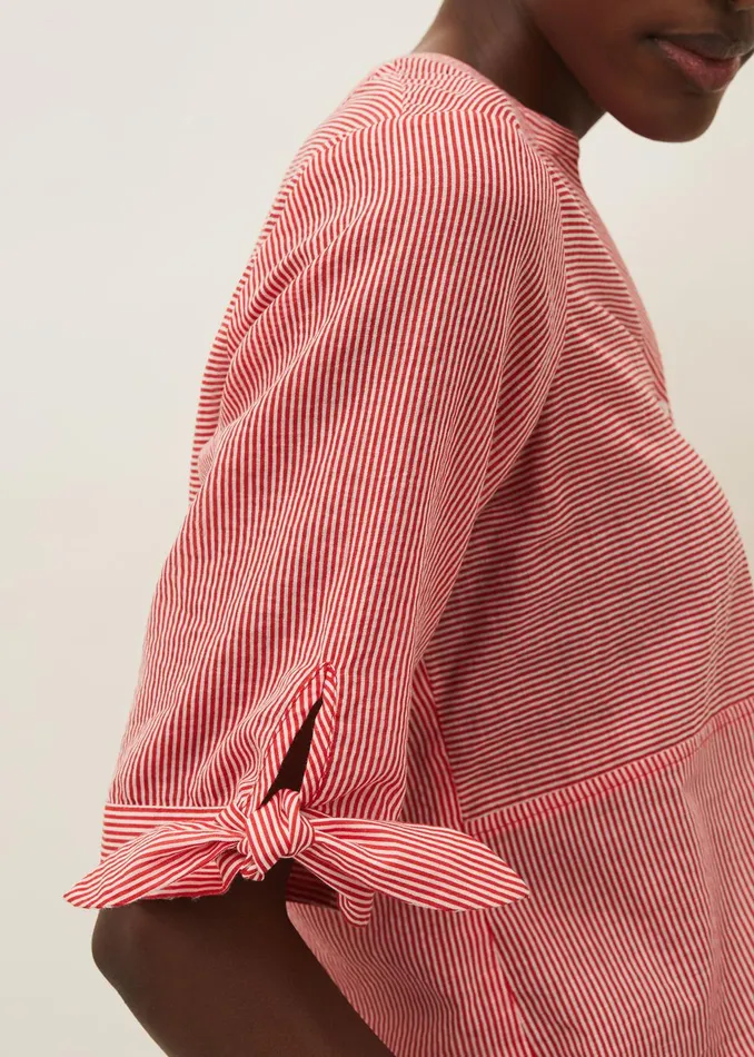 Women Phase Eight Shirts and Blouses Deya Striped Shirt Redivory