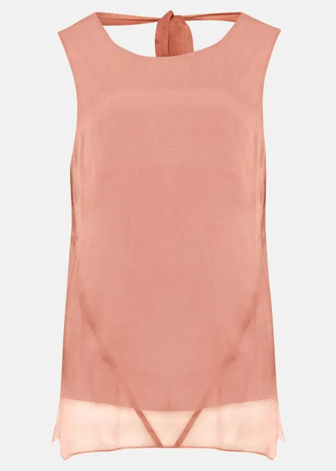 Women Phase Eight Shirts and Blouses Leowa Silk Blouse Blush