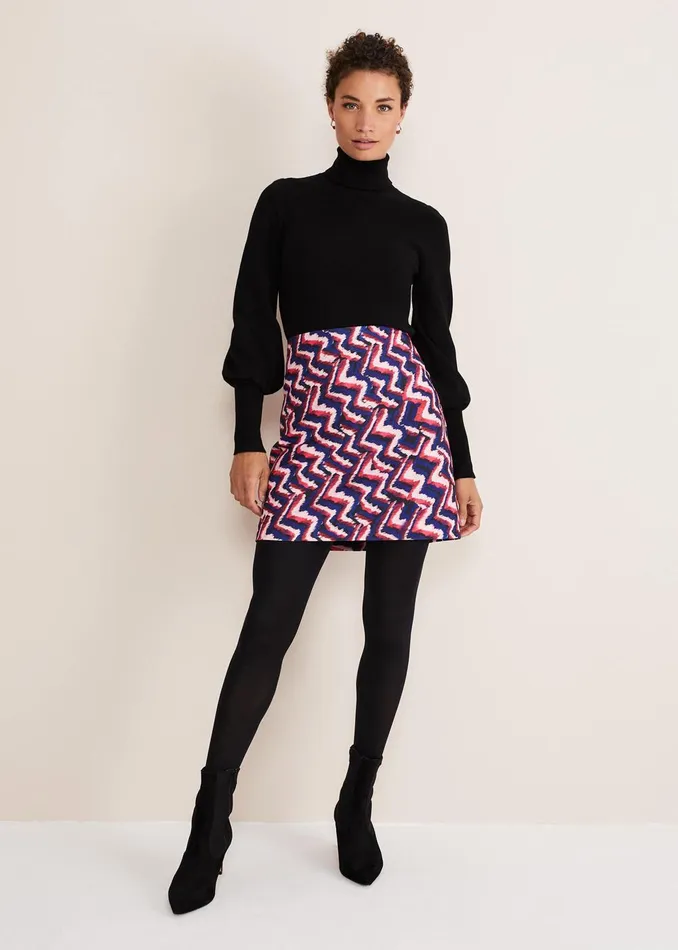 Women Phase Eight Skirts Dorothy Mini Skirt Pinkblue